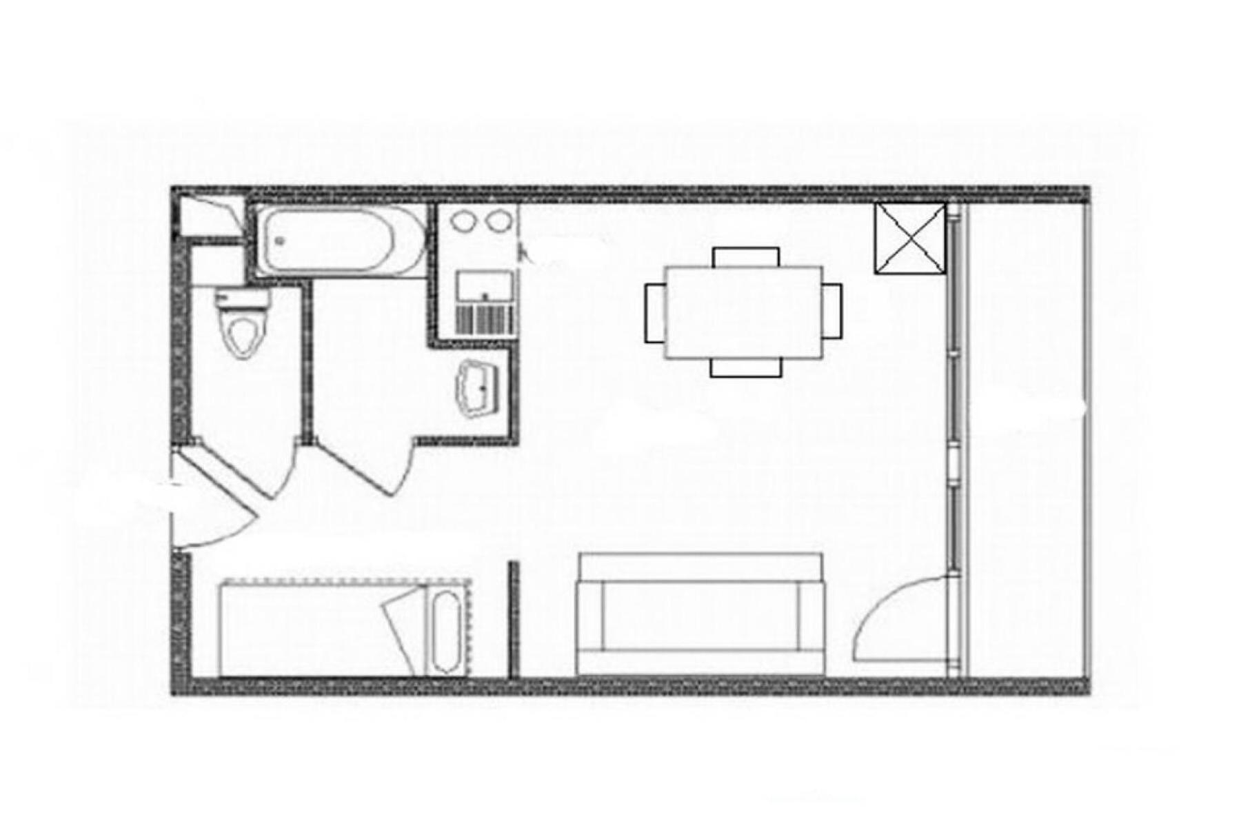 Residence Ski Soleil - Studio Pour 4 Personnes 274 Saint-Martin-de-Belleville Eksteriør bilde